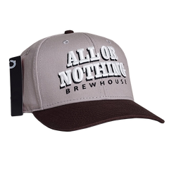 All or Nothing Grey & Black Snap-Back Hat