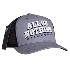 All or Nothing Grey Snap-Back Trucker Hat