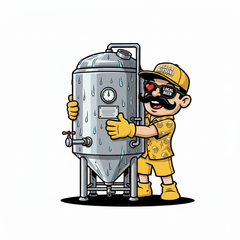 Cornelius “Fermentor Hug” Sticker