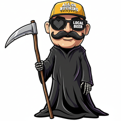 Cornelius “Grim Sipper” Sticker