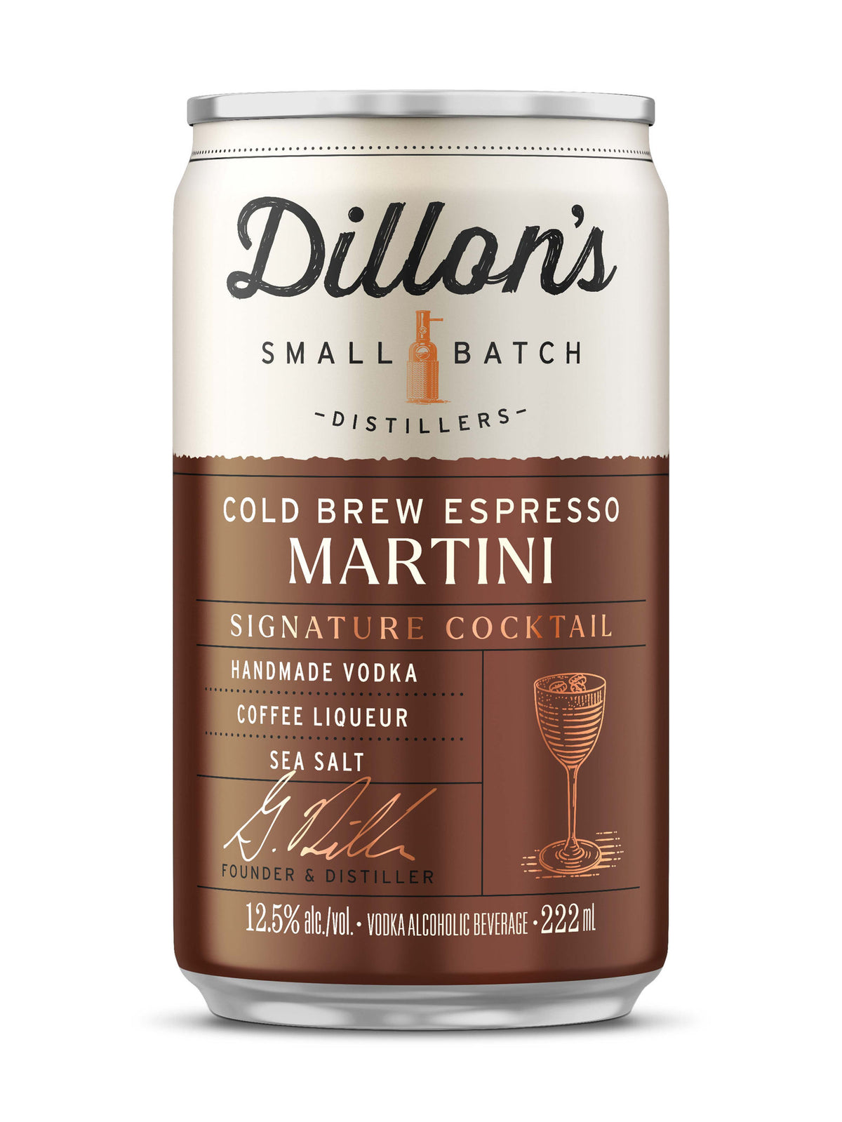 Dillion's Cold Brew Espresso Martini 12.5% Abv