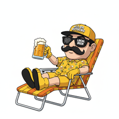 Cornelius “Lawn Chair Lager” Sticker