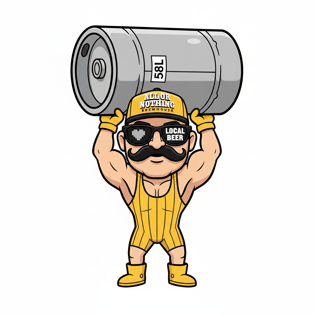 Cornelius “Keg Lift Strongman” Sticker