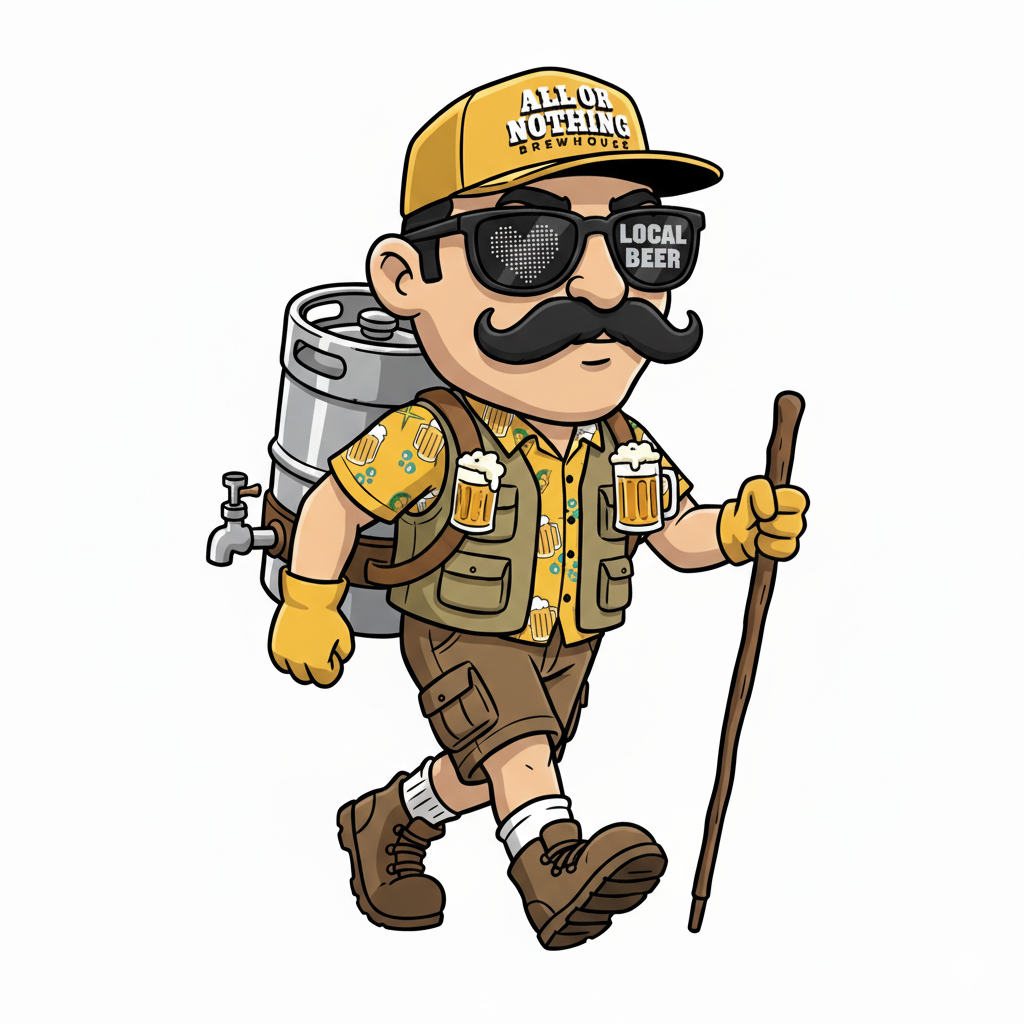 Cornelius “Trail Keg” Sticker