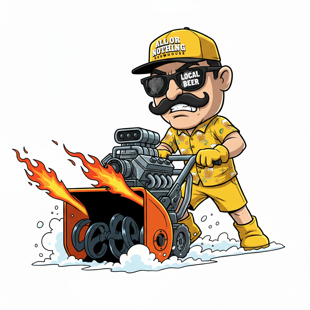 Cornelius “Snowblower” Sticker