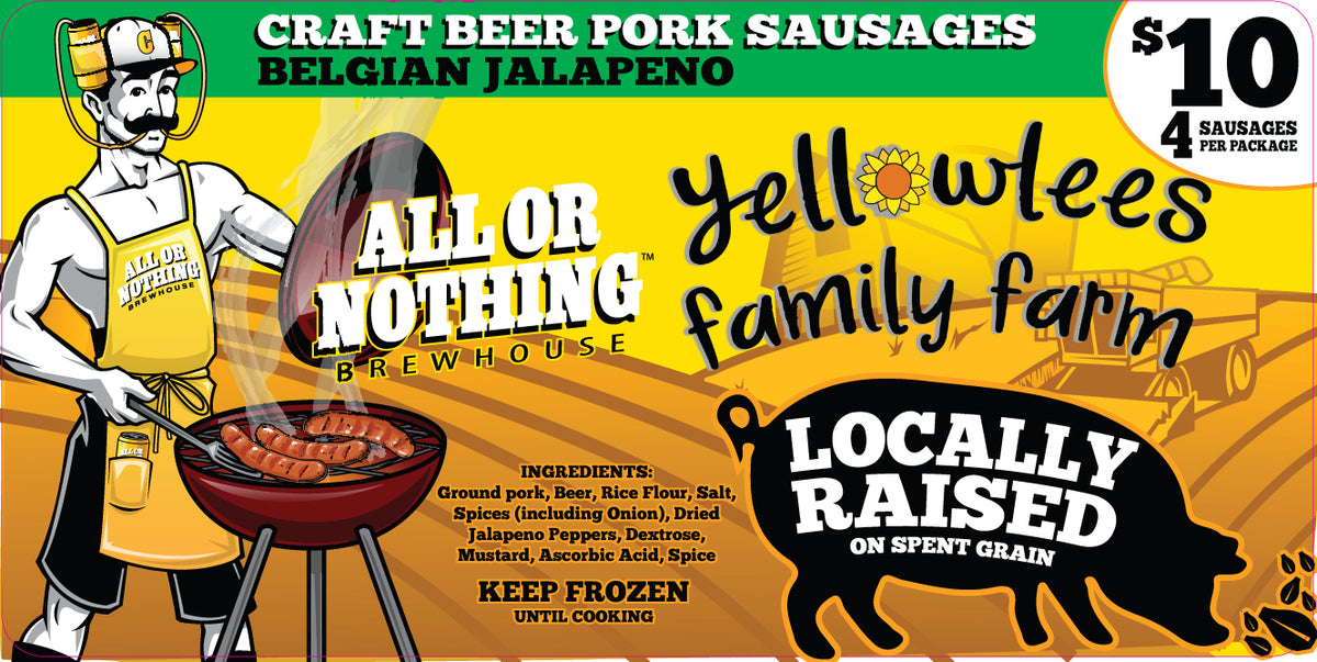 Jalapeno Craft Beer Sausage