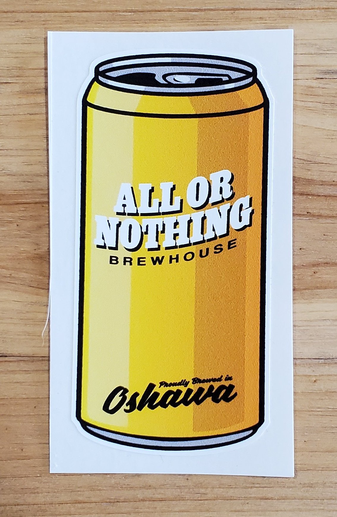 Beer Can Sticker